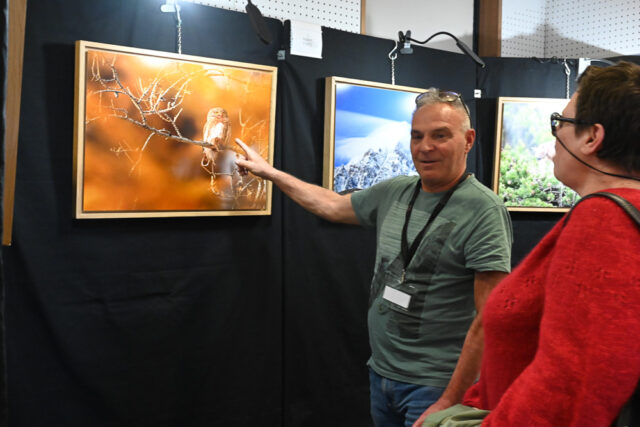 Robby Forte sur son stand