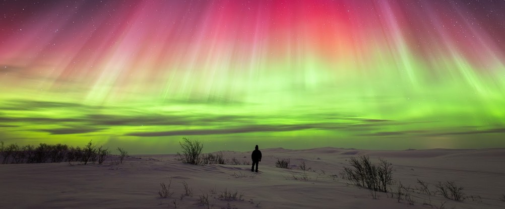 Aurores boréales : quand la voûte céleste s’embrase – Sylvain GUYON